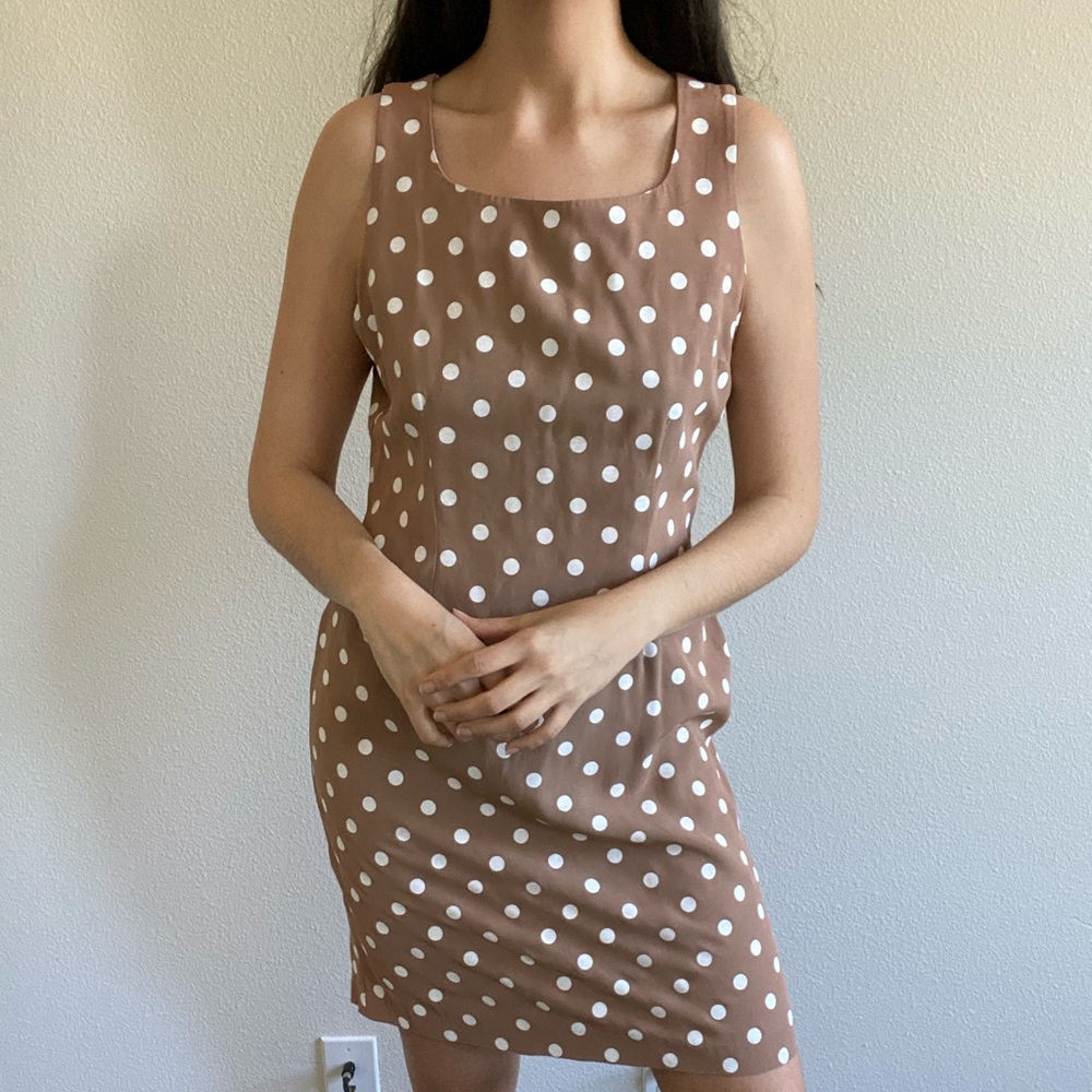 Vintage My Michelle Polka dot dress